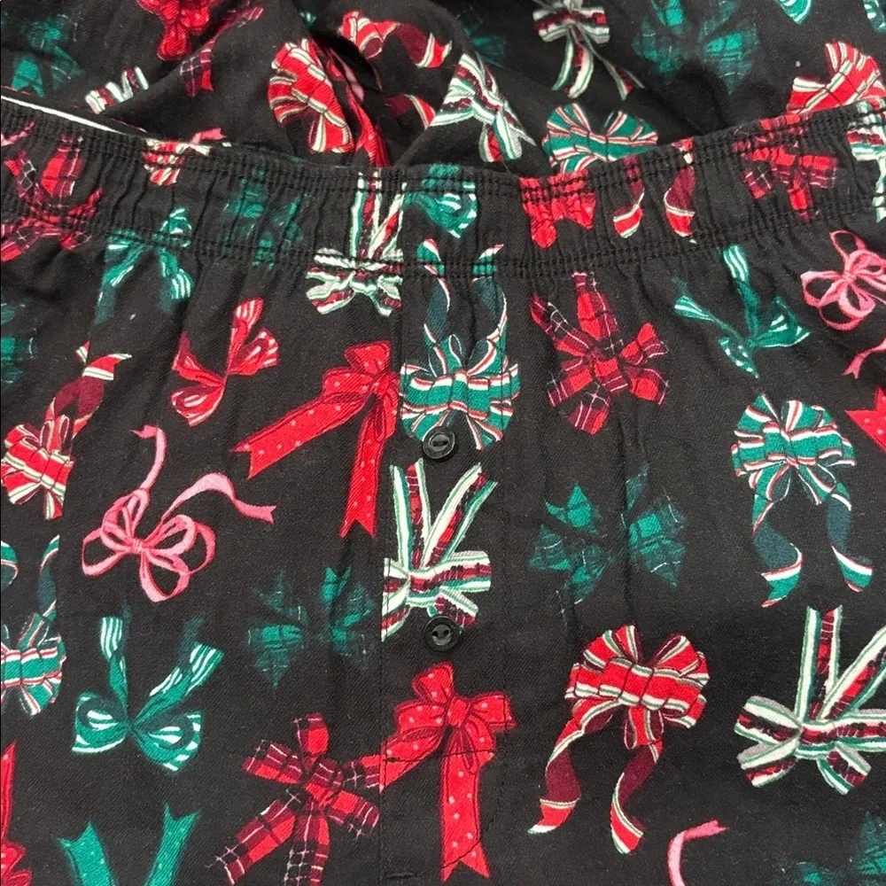 VS Pink bow cotton modal pj pants